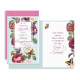 Biglietti auguri COMPLEANNO fiori 12pz