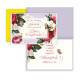 Biglietti auguri COMPLEANNO fiori 12pz