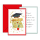 Biglietti auguri LAUREA oro 12pz