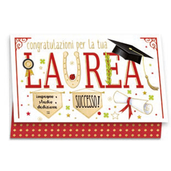 Biglietti LAUREA portasoldi 12pz Biglietti LAUREA portasoldi 12pz