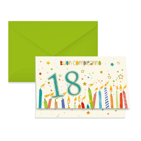 Biglietti 18 ANNI porta soldi 12pz Biglietti 18 ANNI porta soldi 12pz