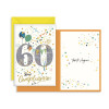Biglietto auguri 60 anni - 6pz