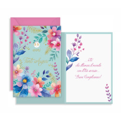 Biglietti augurali fino 99 anni 12pz Biglietti augurali fino 99 anni 12pz