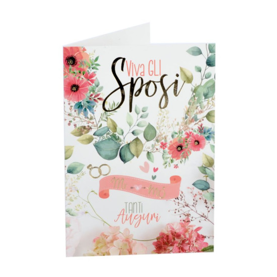 Biglietti auguri SPOSI 12pz Biglietti auguri SPOSI 12pz