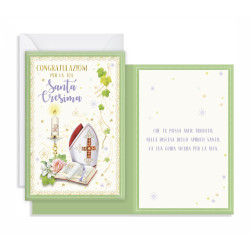 Biglietti auguri CRESIMA 12pz Biglietti auguri CRESIMA 12pz