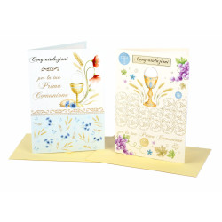 Biglietti COMUNIONE BIMBO 12PZ