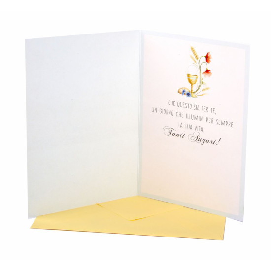 Biglietti COMUNIONE BIMBO 12PZ