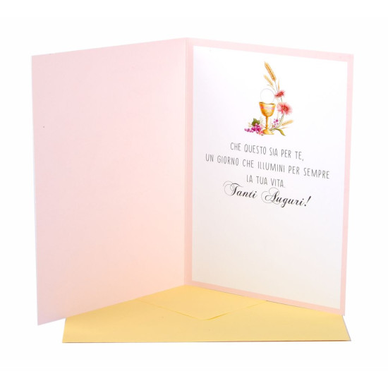 Biglietti COMUNIONE BIMBA 12PZ