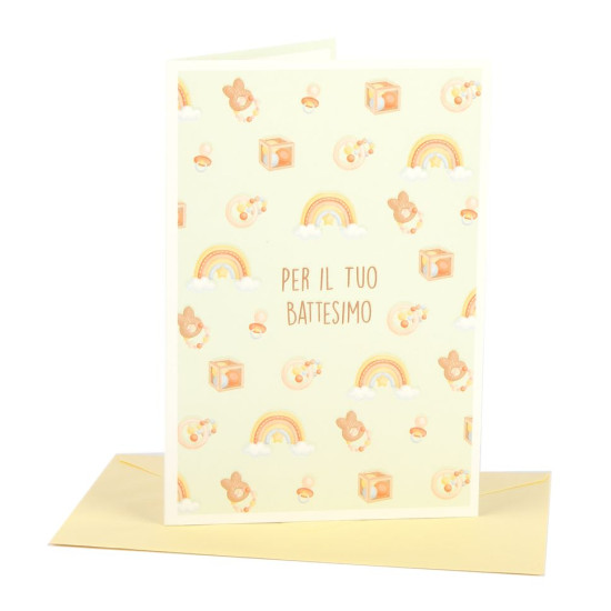 Biglietti auguri BATTESIMO 12pz