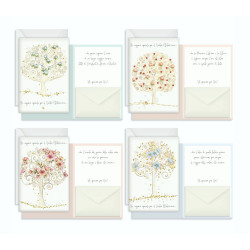 Biglietti auguri portasoldi NOZZE 12pz