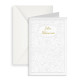 Biglietti augurali NOZZE carta cotone e foglia oro 12pz Biglietti augurali NOZZE carta cotone e foglia oro 12pz