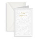 Biglietti augurali NOZZE carta cotone e foglia oro 12pz Biglietti augurali NOZZE carta cotone e foglia oro 12pz