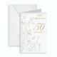 Biglietti augurali 50° ANNIVERSARIO 12pz