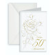 Biglietti augurali 50° ANNIVERSARIO 12pz