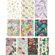Carta regalo FLOWERS AND COLORS 50 fogli