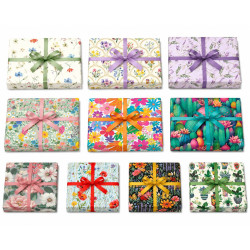 Carta regalo FLOWERS AND COLORS 50 fogli Carta regalo FLOWERS AND COLORS 50 fogli