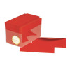 100 cartoncini + 100 buste F9 (9x14cm) ROSSO