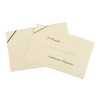 100 cartoncini + 100 buste RINGRAZIAMENTO LUTTO 9x14 F9