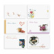 Mini biglietti auguri assortiti con Buste 7x11 – 500 Pz