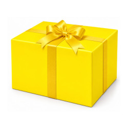 10 fogli carta regalo GIALLO special kraft 100x70 10 fogli carta regalo GIALLO special kraft 100x70