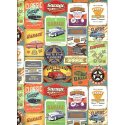 Carta regalo CLASSIC GARAGE 10 fogli