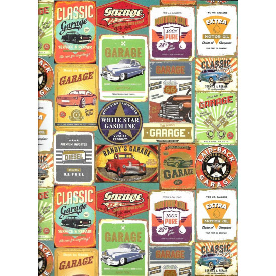 Carta regalo CLASSIC GARAGE 10 fogli