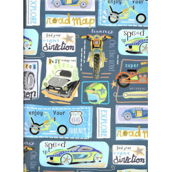 Carta regalo CARS & BIKE 10 fogli Carta regalo CARS & BIKE 10 fogli