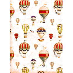 Carta regalo MONGOLFIERE 10 fogli Carta regalo MONGOLFIERE 10 fogli