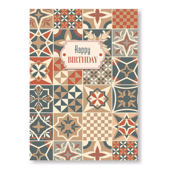 Biglietti augurali COMPLEANNO CHIC 12pz Biglietti augurali COMPLEANNO CHIC 12pz