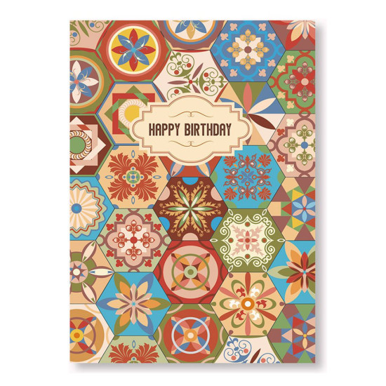 Biglietti augurali COMPLEANNO CHIC 12pz Biglietti augurali COMPLEANNO CHIC 12pz