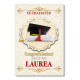 Biglietti congratulazioni LAUREA 12pz
