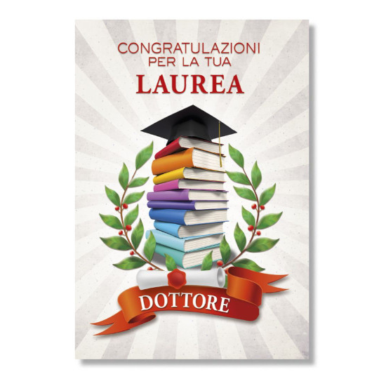 Biglietti congratulazioni LAUREA 12pz