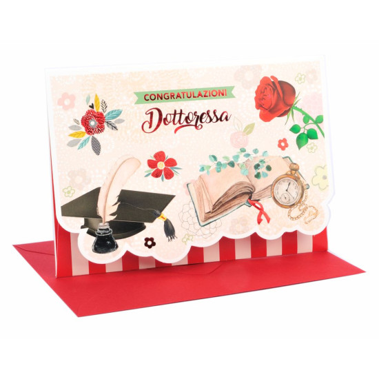 Biglietti portasoldi LAUREA 12pz