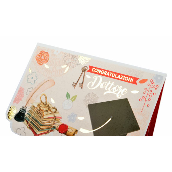 Biglietti portasoldi LAUREA 12pz