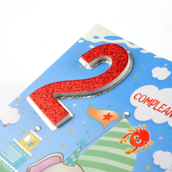 Biglietti auguri COMPLEANNO POPUP da 1 a 6 anni 12pz Biglietti auguri COMPLEANNO POPUP da 1 a 6 anni 12pz