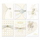 Biglietti auguri MATRIMONIO nastri e decori 12pz Biglietti auguri MATRIMONIO nastri e decori 12pz