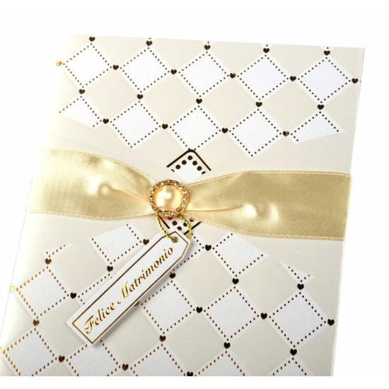 Biglietti auguri MATRIMONIO nastri e decori 12pz Biglietti auguri MATRIMONIO nastri e decori 12pz