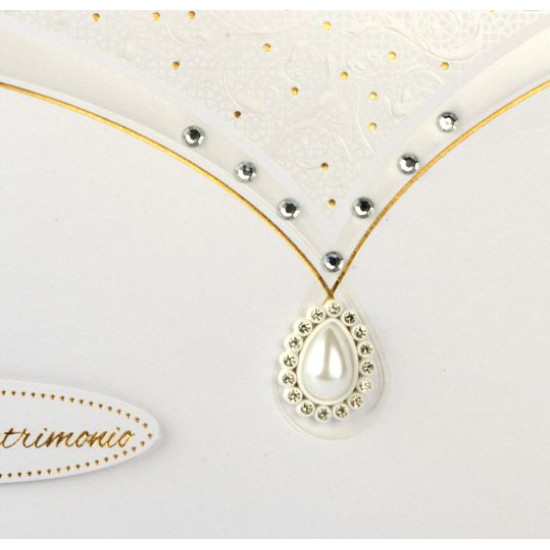 Biglietti auguri MATRIMONIO nastri e decori 12pz Biglietti auguri MATRIMONIO nastri e decori 12pz