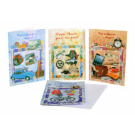 Biglietto AUGURI PAPA' 10pz