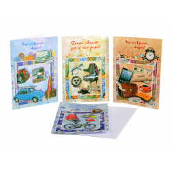 Biglietto AUGURI PAPA' 10pz