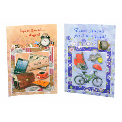 Biglietto AUGURI PAPA' 10pz Biglietto AUGURI PAPA' 10pz