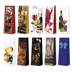 Borsetta porta bottiglia ASSORTITE 25pz Borsetta porta bottiglia ASSORTITE 25pz
