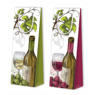 Borsette regalo porta bottiglia – 12 pezzi assortiti