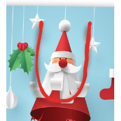 Borsette 18x23 in carta NATALE 18pz Borsette 18x23 in carta NATALE 18pz