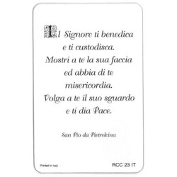 Santino Benedizione PADRE PIO Santino Benedizione PADRE PIO