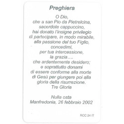 Santino Preghiera PADRE PIO Santino Preghiera PADRE PIO