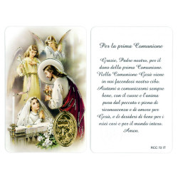 Santino prima Comunione bimba GESù