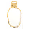 Collana in legno e conchiglia