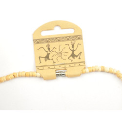 Collana in legno e conchiglia