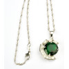 Collana pendente smeraldo